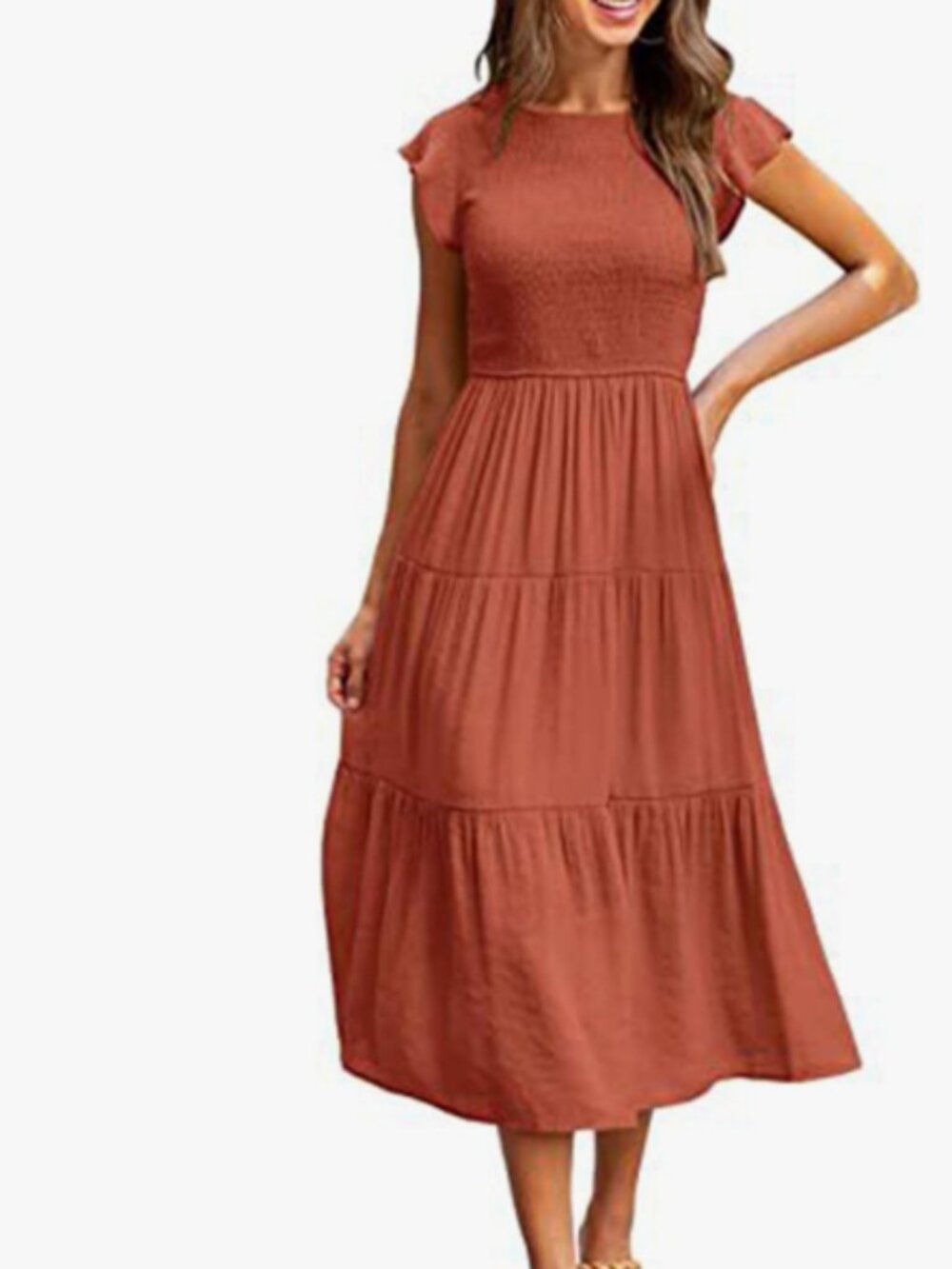 Women's Square Neck Halter Lace Up Criss Cross Maxi Dress Tie Back Sleeveless